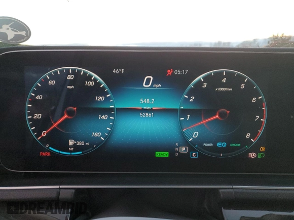 2020 Mercedes-Benz GLS 450 with VIN 4JGFF5KE7LA140037, listed as a Copart auction lot 82114573 with 52,861 mi miles and . Bid and sale history available at DreamBid. Image 9.