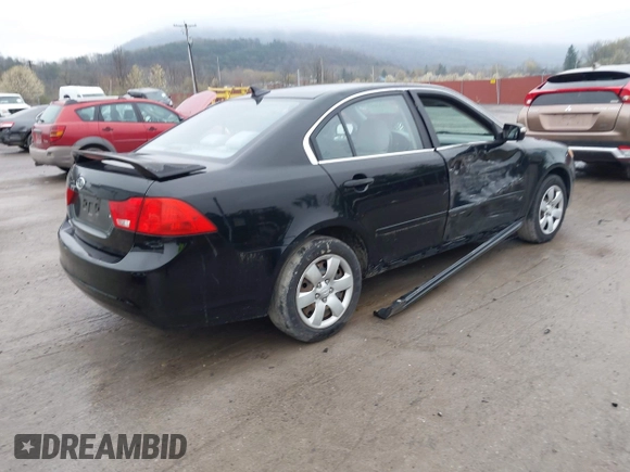 2010 Kia Optima LX with VIN KNAGG4A8XA5393660, listed as a IAAI auction lot 42006529 with 192,588 mi miles. Bid and sale history available at carsss.com. Image 4.