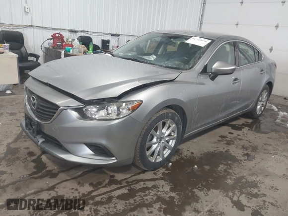 2015 Mazda Mazda6 i Sport with VIN JM1GJ1U66F1168910, listed as a IAAI auction lot 41742676 with 110,251 mi miles. Bid and sale history available at carsss.com. Image 2.