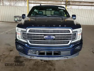 2018 Ford F-150 XL with VIN 1FTEW1EGXJFE48440, listed as a Copart auction lot 51834215 with 53,389 mi miles and Salvage Title. Bid and sale history available at carsss.com. Image 5.