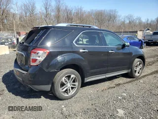 2016 Chevrolet Equinox LTZ with VIN 2GNFLGE37G6213243, listed as a Copart auction lot 48410655 with 105,200 mi miles and Salvage Title. Bid and sale history available at carsss.com. Image 3.