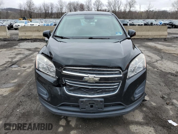 2016 Chevrolet Trax LS with VIN KL7CJKSB0GB631248, listed as a Copart auction lot 52078205 with 88,013 mi miles and Salvage Title. Bid and sale history available at carsss.com. Image 5.
