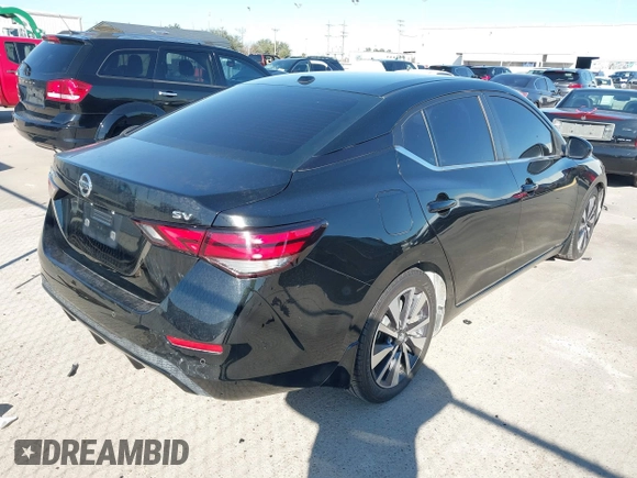 2020 Nissan Sentra SV with VIN 3N1AB8CV7LY206045, listed as a IAAI auction lot 41249680 with 99,973 mi miles and . Bid and sale history available at DreamBid. Image 4.