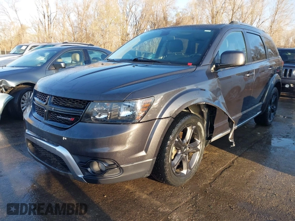 2018 Dodge Journey Crossroad with VIN 3C4PDDGG2JT504101, listed as a IAAI auction lot 41806369 with 112,172 mi miles. Bid and sale history available at carsss.com. Image 17.