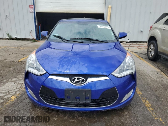 2012 Hyundai Veloster w/Black Int with VIN KMHTC6AD1CU054618, listed as a Copart auction lot 54015373 with 82,443 mi miles and Salvage title. Bid and sale history available at DreamBid. Image 5.