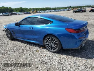 2020 BMW 8 Series 840i with VIN WBAAE2C04LCD19661, listed as a Copart auction lot 56127284 with 63,542 mi miles and Clean Title. Bid and sale history available at carsss.com. Image 2.