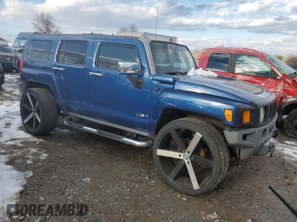 2006 Hummer H3 with VIN 5GTDN136968164939, listed as a Copart auction lot 41459745 with 173,333 mi miles and Salvage Title. Bid and sale history available at DreamBid. Image 4.