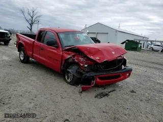 2000 Dodge Dakota Sport with VIN 1B7GG22N1YS504247, listed as a Copart auction lot 84148404 with 0 mi miles and Salvage Title. Bid and sale history available at carsss.com. Image 10.