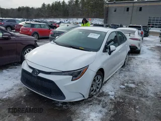 2021 Toyota Corolla LE with VIN 5YFEPMAE1MP177123, listed as a IAAI auction lot 41498332 with 25,908 mi miles. Bid and sale history available at carsss.com. Image 2.