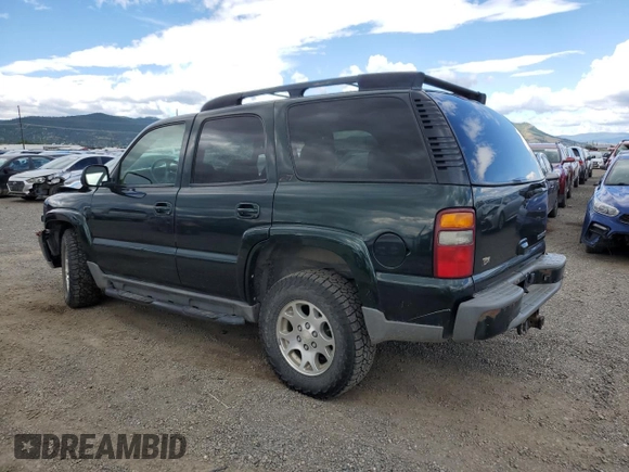 2002 Chevrolet Tahoe LT with VIN 1GNEK13Z12R305819, listed as a Copart auction lot 60952344 with 167,265 mi miles and Clean Title. Bid and sale history available at carsss.com. Image 2.