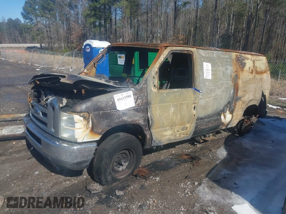 2008 Ford Econoline Cargo Commercial with VIN 1FTSE34L08DA25159, listed as a IAAI auction lot 41633588 with Not Provided miles and . Bid and sale history available at DreamBid. Image 2.