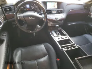2017 Infiniti Q70 3.7 with VIN JN1BY1AP6HM740551, listed as a Copart auction lot 54435405 with 103,557 mi miles and Salvage Title. Bid and sale history available at DreamBid. Image 8.