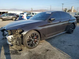 2023 BMW 5 Series 540i with VIN WBA53BJ03PWY01470, listed as a Copart auction lot 43116445 with Not provided miles and Salvage title. Bid and sale history available at DreamBid. Image 1.