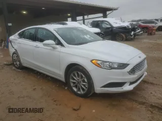 2017 Ford Fusion SE with VIN 3FA6P0HDXHR311384, listed as a Copart auction lot 45710435 with 117,200 mi miles and Salvage Title. Bid and sale history available at carsss.com. Image 4.