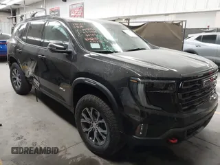 2024 GMC Acadia AWD AT4 z VIN 1GKENPKS7RJ159091, wystawiony jako IAAI lot #41209479 z przebiegiem Nie podano mil oraz . Historia ofert i sprzedaży dostępna na DreamBid. Obrazek 1.