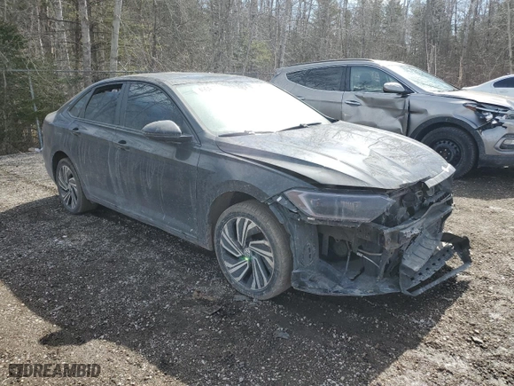 2019 Volkswagen Jetta SEL Premium with VIN 3VWG57BUXKM075696, listed as a Copart auction lot 49041765 with 170,768 mi miles and Salvage Title. Bid and sale history available at carsss.com. Image 4.