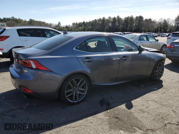2015 Lexus IS 250 with VIN JTHCF1D22F5020807, listed as a Copart auction lot 48802575 with 106,707 mi miles and Salvage Title. Bid and sale history available at DreamBid. Image 3.