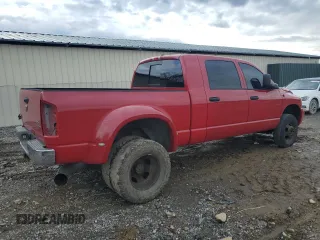 2008 Dodge Ram 3500 Laramie with VIN 3D3MX49A68G181491, listed as a Copart auction lot 83808924 with 165,172 mi miles and Salvage Title. Bid and sale history available at carsss.com. Image 3.