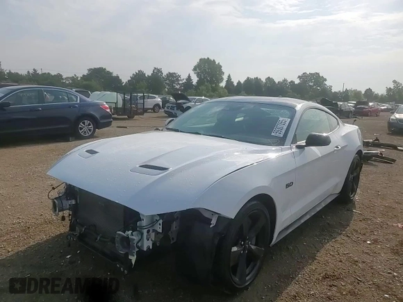 2023 Ford Mustang GT with VIN 1FA6P8CF7P5307172, listed as a Copart auction lot 59307055 with 26,166 mi miles and Salvage title. Bid and sale history available at DreamBid. Image 14.