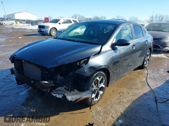 2019 Kia Forte LXS with VIN 3KPF24AD3KE093233, listed as a IAAI auction lot 41610480 with 55,175 mi miles. Bid and sale history available at carsss.com. Image 18.