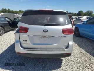 2020 Kia Sedona LX with VIN KNDMB5C19L6635216, listed as a Copart auction lot 69744734 with 0 mi miles and Salvage Title. Bid and sale history available at carsss.com. Image 6.