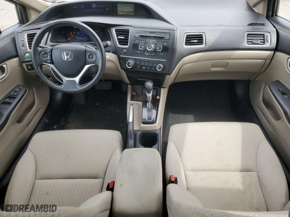 2014 Honda Civic Sedan LX with VIN 19XFB2F52EE228325, listed as a Copart auction lot 51644665 with 103,854 mi miles and Salvage Title. Bid and sale history available at carsss.com. Image 8.