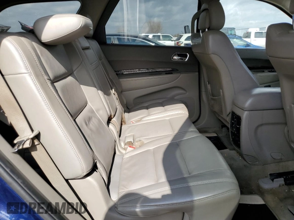 2013 Dodge Durango Crew with VIN 1C4SDHDT3DC697734, listed as a Copart auction lot 43588155 with 150,720 mi miles and Salvage title. Bid and sale history available at DreamBid. Image 11.
