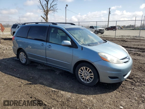 2008 Toyota Sienna XLE with VIN 5TDZK22C08S191089, listed as a Copart auction lot 51971095 with Not Provided miles and Salvage Title. Bid and sale history available at DreamBid. Image 4.