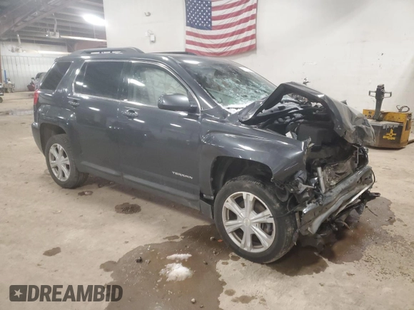 2017 GMC Terrain SLE with VIN 2GKFLTEK8H6204775, listed as a Copart auction lot 81711774 with 124,850 mi miles and Clean Title. Bid and sale history available at carsss.com. Image 4.