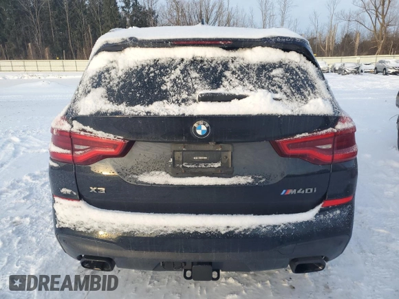 2019 BMW X3 M40i with VIN 5UXTS3C59K0Z05595, listed as a Copart auction lot 88962685 with Not Provided miles and Salvage Title. Bid and sale history available at DreamBid. Image 6.
