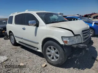 2006 Infiniti QX56 with VIN 5N3AA08C26N811121, listed as a Copart auction lot 64007304 with 0 mi miles and Salvage Title. Bid and sale history available at carsss.com. Image 4.