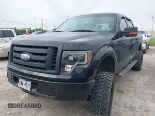 2010 Ford F-150 XL with VIN 1FTEW1CW2AFD86980, listed as a IAAI auction lot 42142860 with 218,615 mi miles. Bid and sale history available at carsss.com. Image 2.
