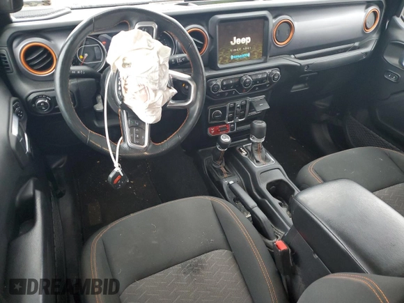 2021 Jeep Gladiator Mojave с VIN 1C6JJTEG0ML596683, выставлен на аукционе Copart как лот 85227184 с пробегом 44 046 миль миль и На запчасти • Non repairable. История ставок и продаж доступна на DreamBid. Изображение 8.