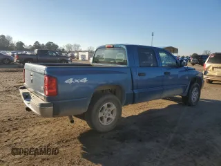 2006 Dodge Dakota SLT with VIN 1D7HW48NX6S503384, listed as a Copart auction lot 46328955 with 89,505 mi miles and Salvage Title. Bid and sale history available at carsss.com. Image 3.