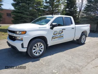 2021 Chevrolet Silverado 1500 with VIN 1GCRYBEHXMZ115135, listed as a Copart auction lot 54670185 with 32,849 mi miles and Salvage Title. Bid and sale history available at DreamBid. Image 1.