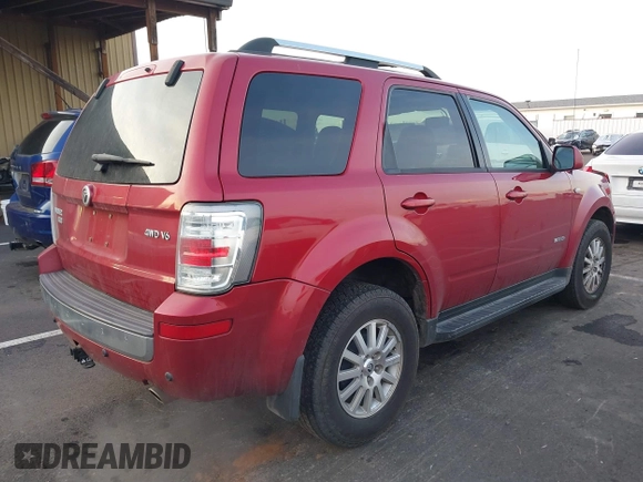 2008 Mercury Mariner Premier with VIN 4M2CU97148KJ44116, listed as a IAAI auction lot 41502759 with 152,345 mi miles. Bid and sale history available at carsss.com. Image 4.