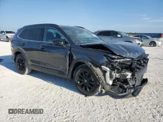 2023 Honda CR-V Sport with VIN 5J6RS6H5XPL001101, listed as a Copart auction lot 50939365 with 47,696 mi miles and Salvage Title. Bid and sale history available at DreamBid. Image 4.