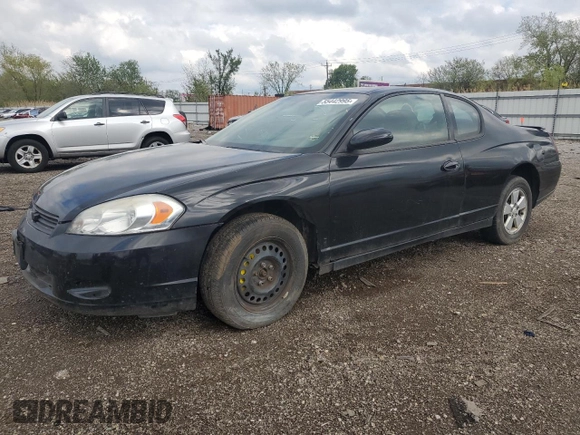 2007 Chevrolet Monte Carlo LS z VIN 2G1WJ15K979369102, wystawiony jako Copart lot #55442995 z przebiegiem 96 225 mil mil oraz Czysty tytuł • Clean title. Historia ofert i sprzedaży dostępna na DreamBid. Obrazek 1.