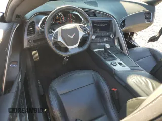 2017 Chevrolet Corvette 1LT with VIN 1G1YA2D77H5106147, listed as a Copart auction lot 49420855 with 62,235 mi miles and Salvage Title. Bid and sale history available at carsss.com. Image 8.