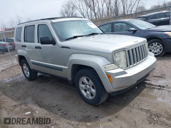 2009 Jeep Liberty Sport with VIN 1J8GN28K69W512320, listed as a IAAI auction lot 41970015 with 115,443 mi miles. Bid and sale history available at carsss.com. Image 1.