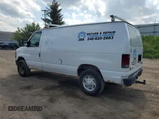 2013 Ford Econoline Cargo Commercial with VIN 1FTNE2EW6DDA33129, listed as a Copart auction lot 57098145 with 125,302 mi miles and Clean title. Bid and sale history available at DreamBid. Image 2.