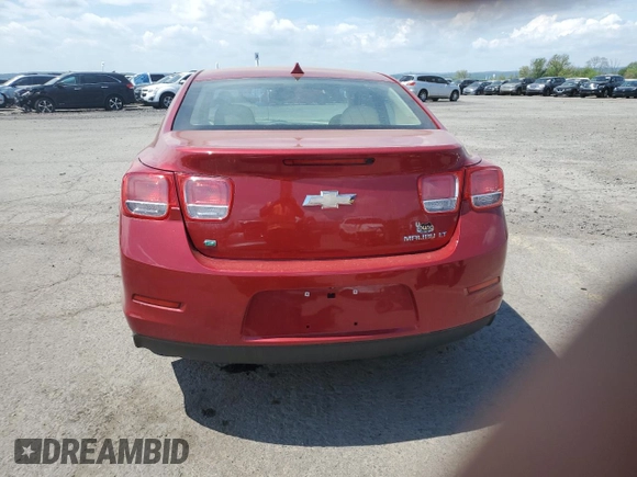 2014 Chevrolet Malibu LT with VIN 1G11E5SL1EF218388, listed as a Copart auction lot 55635195 with 70,800 mi miles and Salvage Title. Bid and sale history available at DreamBid. Image 6.