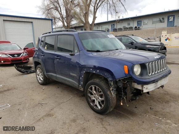 2018 Jeep Renegade Latitude with VIN ZACCJBBB4JPH74882, listed as a Copart auction lot 48030855 with 345,857 mi miles and Salvage Title. Bid and sale history available at carsss.com. Image 4.