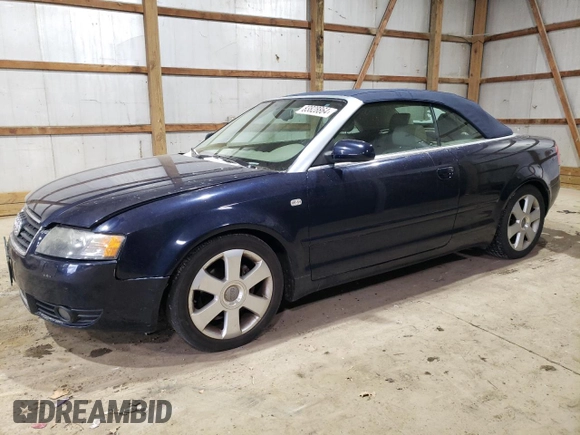 2006 Audi A4 1.8T with VIN WAUAC48H06K011832, listed as a Copart auction lot 83828864 with 76,633 mi miles and Clean Title. Bid and sale history available at carsss.com. Image 1.