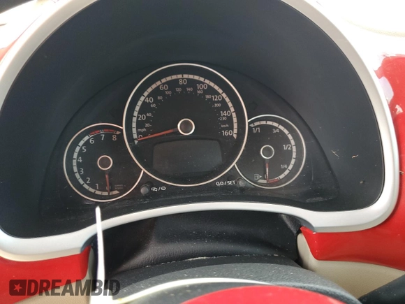2014 Volkswagen Beetle 2.5L with VIN 3VWJX7AT4EM607425, listed as a Copart auction lot 75714654 with Not provided miles and Non repairable. Bid and sale history available at DreamBid. Image 9.