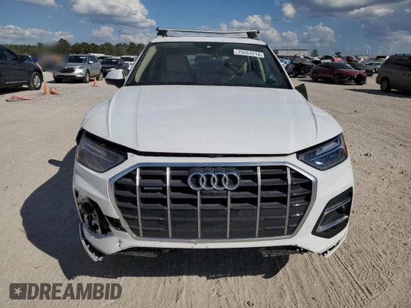2021 Audi Q5 Premium Plus z VIN WA1BAAFY1M2041783, wystawiony jako Copart lot #48196285 z przebiegiem Nie podano mil oraz Szkoda całkowita • Salvage title. Historia ofert i sprzedaży dostępna na DreamBid. Obrazek 5.