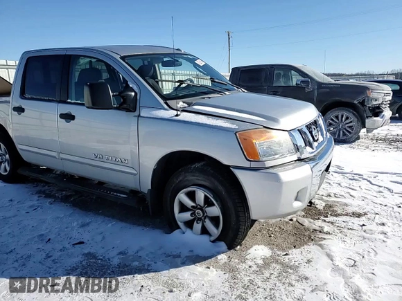 2010 Nissan Titan LE with VIN 1N6AA0EC1AN302984, listed as a Copart auction lot 89266195 with 80,743 mi miles and Salvage Title. Bid and sale history available at carsss.com. Image 11.