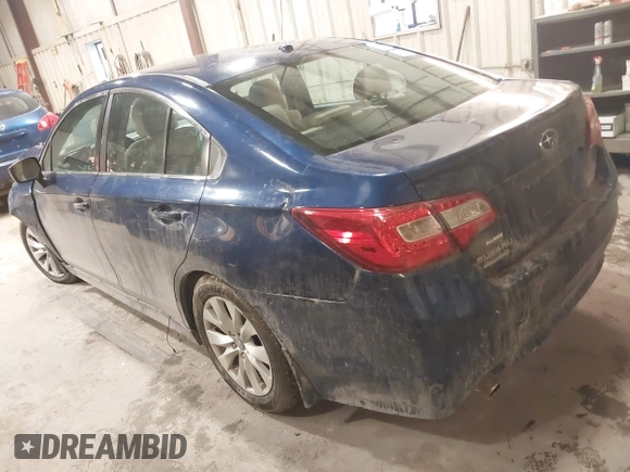 2015 Subaru Legacy 2.5i Premium with VIN 4S3BNAC69F3041623, listed as a IAAI auction lot 41190922 with 161,484 mi miles. Bid and sale history available at carsss.com. Image 3.