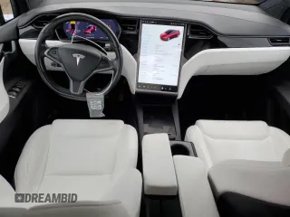 2020 Tesla Model X Long Range with VIN 5YJXCBE25LF235706, listed as a Copart auction lot 51224765 with 82,741 mi miles and Salvage Title. Bid and sale history available at carsss.com. Image 8.