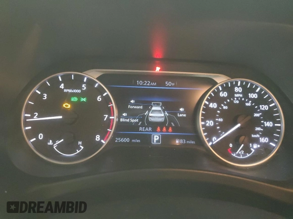 2023 Nissan Sentra SV with VIN 3N1AB8CV8PY263523, listed as a Copart auction lot 46348595 with 25,600 mi miles and Clean Title. Bid and sale history available at DreamBid. Image 9.